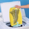 Shoe Laundry Bag Reusable Cylinder Soft Portable Zipper Shoe Washing