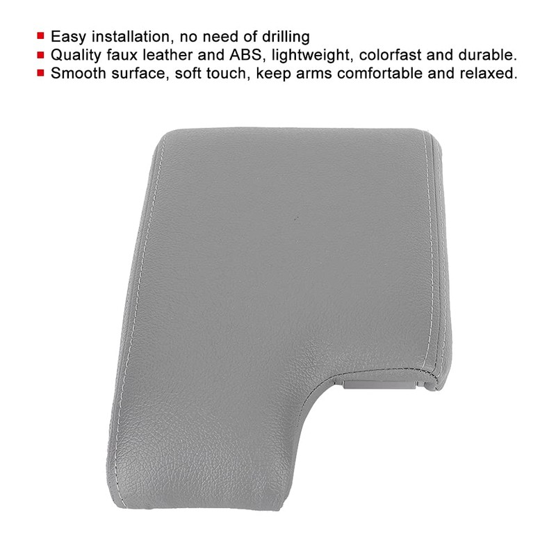 E46 Center Console,E46 Leather Armrest Gray,Headrest And Armrest Car Center
