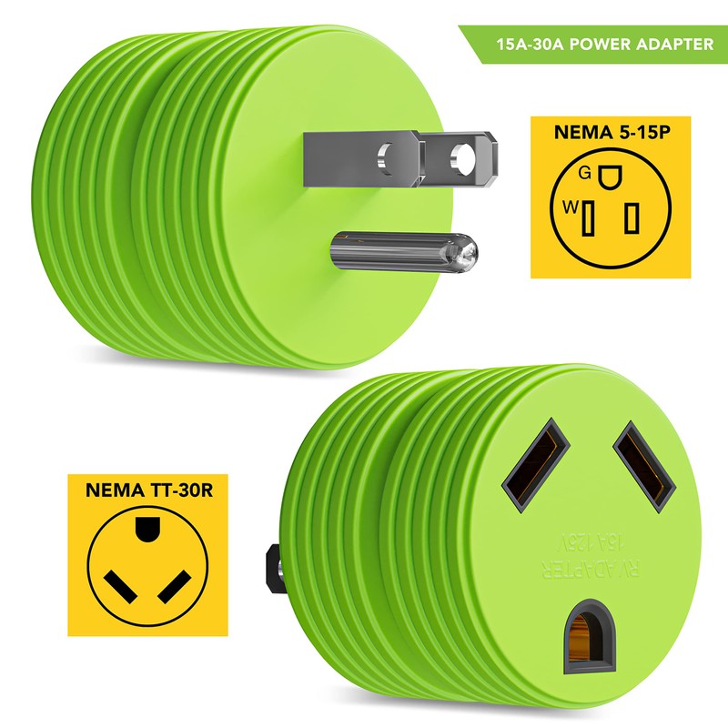 Leisure Cords 25' Power/Extension Cord with 30 AMP Male Standard/30
