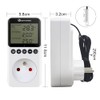 KETOTEK Power Outlet Thermostat Day/Night Digital Temperature Controller with Timer