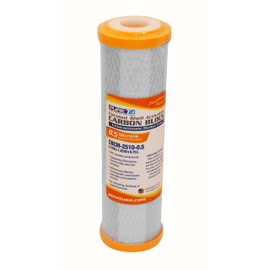 PureT Carbon Block Chloramine Filter, 10"x2.5", 0.5 Micron
