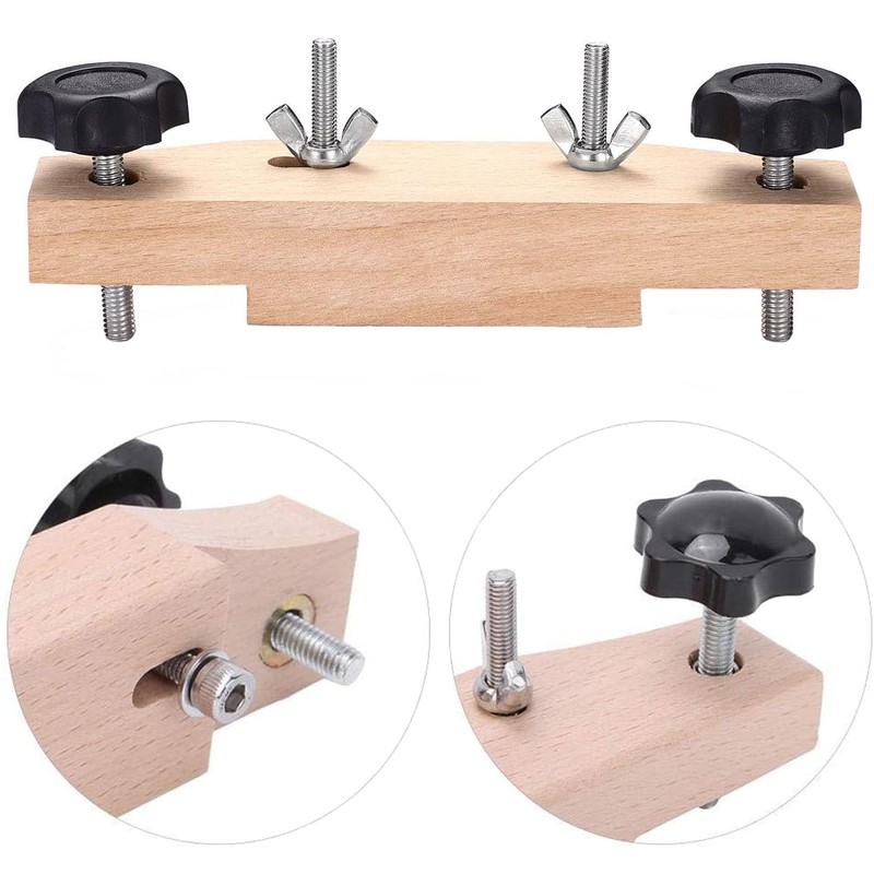 1 Set Solid Maple Guitar Bridge Clamp Guitars Accessory Luthier