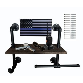 Heavy Duty Tactical Gear Rack Wall Mount Police Vest Hanger Plate Carrier Stand Storage Rack Display Stand for Police, Motorcycle, Cycling for Helmet, Belt, Football Suit (1)