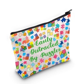 MNIGIU Funny Puzzle Gift Puzzle Cosmetic Bag Puzzle Lover Gift Puzzle Gift Puzzle Nerd Gift Puzzle Games Gift (Puzzle Bag)