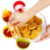 Dip Clip Bowl Holder(Set of 4), Luck Love Colorful Table