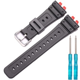 MCXGL Resin Strap Compatible with Caiso GMW-B5000 mens Sports Waterproof Replacement Wristband Rubber Bracelet Watch Band Accessories