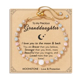 HGDEER Granddaughter Gifts from Grandma, Grandkids Teen Girl Gifts Trendy Stuff Christmas Stocking Stuffers Valentines Birthday Gifts for Girls 10 11 12 13 14 15 16 Tween Teens Jewelry Bracelets