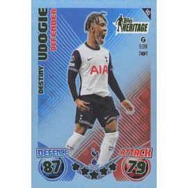 Match Attax 2024 2025 Destiny Udogie Heritage Trading Card