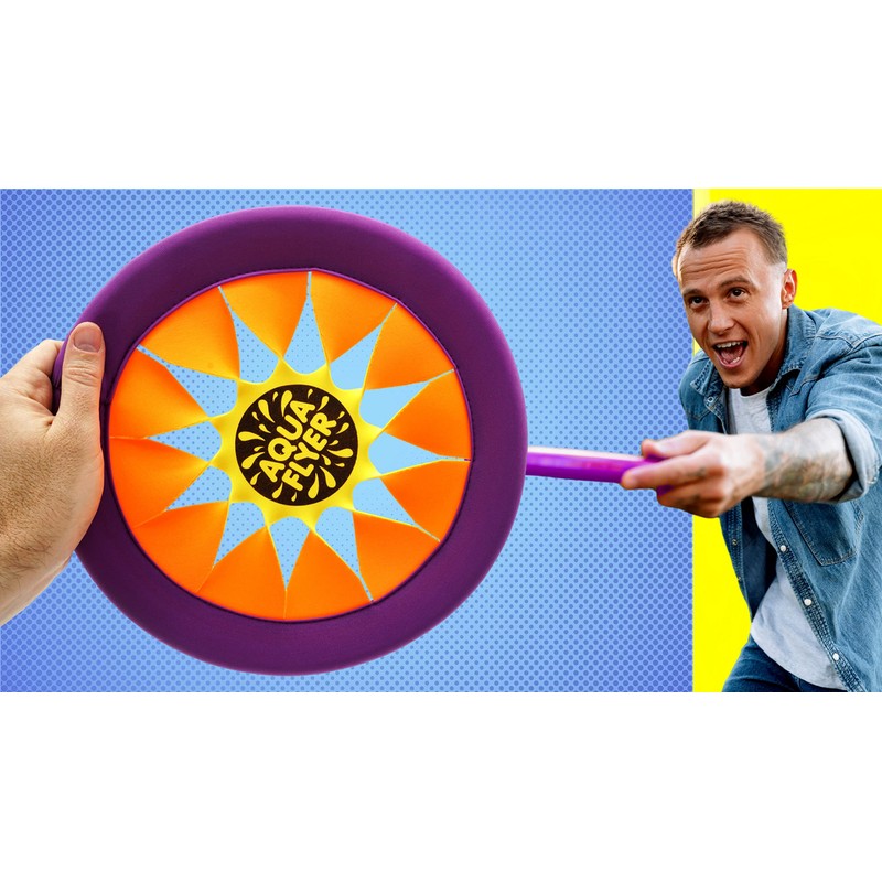 JA-RU Soft & Safe Frisbee Throwing Disc Splash Fun Aqua