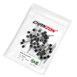 Chanzon BC237 TO-92 NPN Transistor 0.1 A, Pack of 50