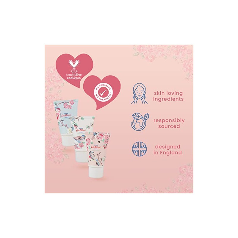 Cath Kidston Assorted Blossom Birds Hand Cream Trio, 3 x