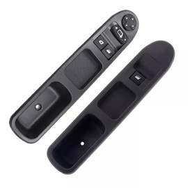 Dixhills 2 Stücke Fensterheberschalter Peuge0.t 207 Beifahrer & Fahrerseite Fensterheberknopf Ersatz für C3 Picasso 2009 - ... Teilenummer 6554QC 6490HQ Auto Elektrischer Fensterschalter