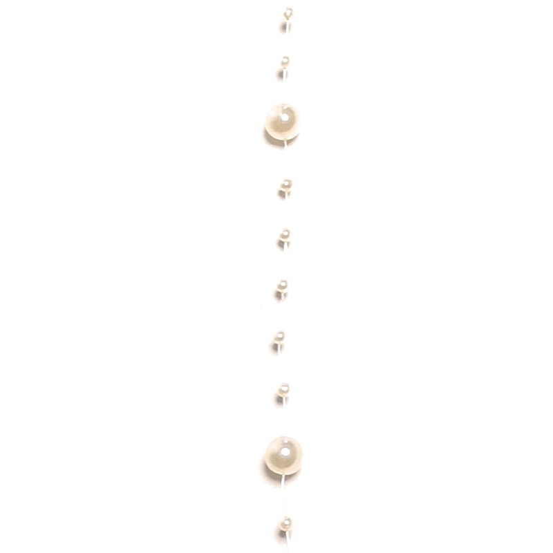 s.dekoda Pearl Garland 15 m x 8 mm Cream Pearl