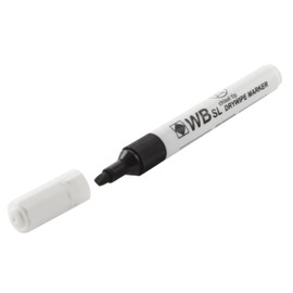 Whitebox Chisel Whiteboard Marker - Black