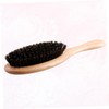 Baluue Beech Bristle Comb Travel Hairbrush Static Massage Tool for