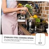 Ciieeo Stainless Steel Cooking Spoon with Wooden Handle Versatile Ladle