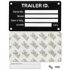 Blank Aluminum ID Plates, Metal Identification Plate, Serial Number Tag,