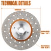 Vearter Vacuum Brazed Diamond Saw Blades Double Side Use 5/8-11"