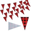 Pack of 20 Carnival Circus Party Decorations Red and Black