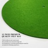 12" Felt Slipmat Vinyl Record Player Mat LP Green Anti-Static