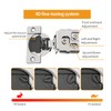 Chibery 10 Pack 1-3/8" Overlay 4D Soft Close Concealed Hinges