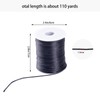 2mm x 100 Yards Black Nylon Cord, Satin String Bracelet