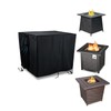 TheElves Fire Pit Cover, Waterproof Square Outdoor Fire Pit Table
