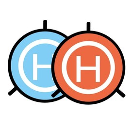 Drone Landing Pad 75cm/29.5'' Portable Foldable Waterproof Universal Landing Mat for RC Drones Helicopter PVB Mini Drones Accessories Fast-fold Double Sided Quadcopter Landing Pads