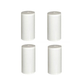 4 pcs Grooved WHKF-GD25BB Compatible Water Filter for WHKF-DWHBB 5m