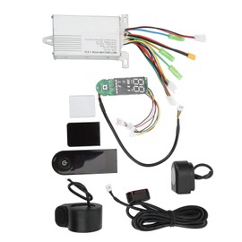 Jeanoko Electric Motor Controller, Scooter Quadrate Panel Controller Kit, Real Time Data Display DC 36V Good Toughness 350W Electric Scooter Conversion Kit for Replacement