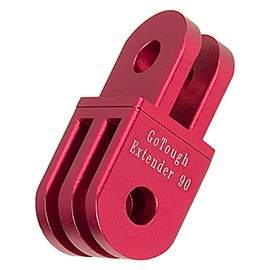 Fotodiox GT-Extnd90-Red GoTough Extender 90 Red Metal 20mm Extension with 90 Degree Turn for GoPro HD Hero Cameras and All GoPro Adapter Mounts