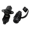 Yuanjoy 12 V 24 V Car Trailer Plug Socket 3-Pin