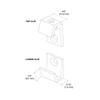 CRL Chrome 5/8" Wide Beveled Mirror Clips - Set