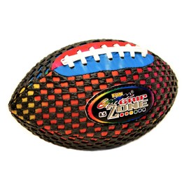 fun gripper-Grip Zone 8.5 Tie-Dye (Pee Wee Footballs) Size 6-9 with All Grip mesh Kids Footballs by: Saturnian I P.E. Supplier