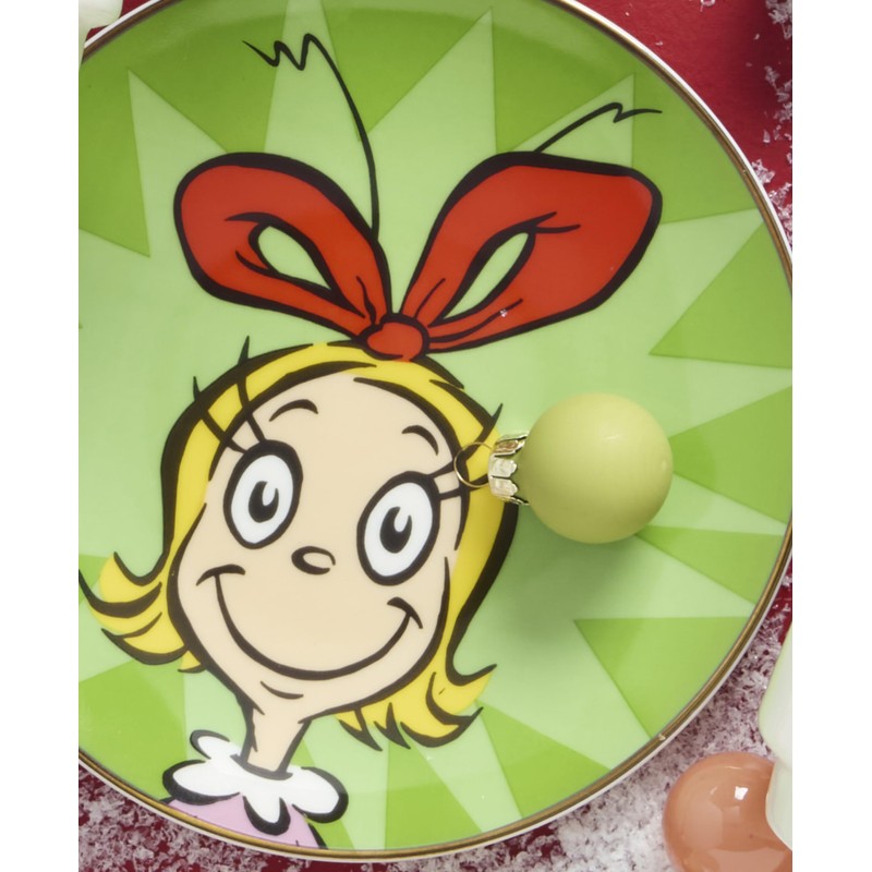 Lenox Merry Grinchmas Tidbit Platos, juego de 4, 4 unidades,