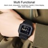 Digital Watch 50m Waterproof Backlit Display Electronic Watch with Alarm