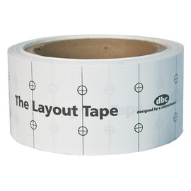 Fast Cap, LAYOUTTAPE, Layout Tape Measure, 2 In x 60 ft