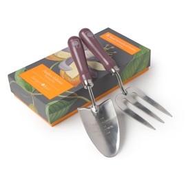 Burgon & Ball Passiflora Trowel & Fork Gift Boxed