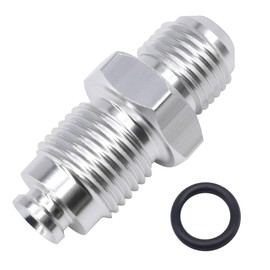 OXCANO 6AN Male Flare to M16x1.5 O Ring Seal Power Steering Adapter Fitting Thread Connector F06ANPSM1615 Aluminum