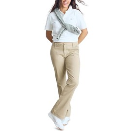 AEROPOSTALE Women's Aero Classic Uniform Pant, Summer Tan, 12