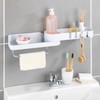 Maximex Corner Storage Basket with Swivel Joint No Drilling -