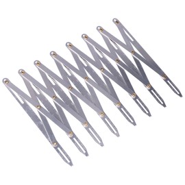 Aluminum Sewing Gauge, Length Multifunctional Anti Expanding Sewing Gauge Adjustable Adjustable Ruler Button Spacer for Rust DIY Curtain Accessories Household