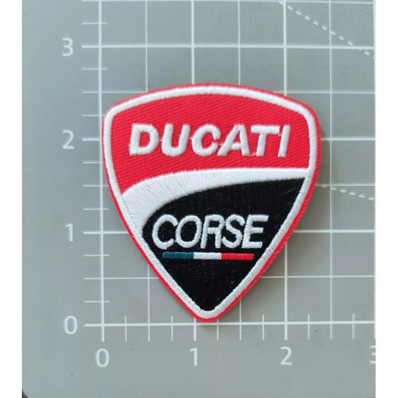 Unbranded Ducati Patch Italian Motorcycle Moto Touring Biker Embroidered Iron