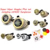 4sold (TM Steampunk Antique Copper Cyber Goggles Led Rave Goth