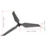 Drone 3 Blade Propeller Carbon Fiber Quick Release 8743 Noise