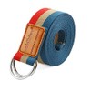 voidbiov D-Ring Buckle Yoga Strap 1.85 or 2.5M, Durable Cotton Adjustable Belt Perfect for Holding Poses, Improving Flexibility and Physical Therapy(3 Colors)