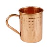 Artigee Moscow Mule Copper Mugs 100% Pure Solid Hammered Red