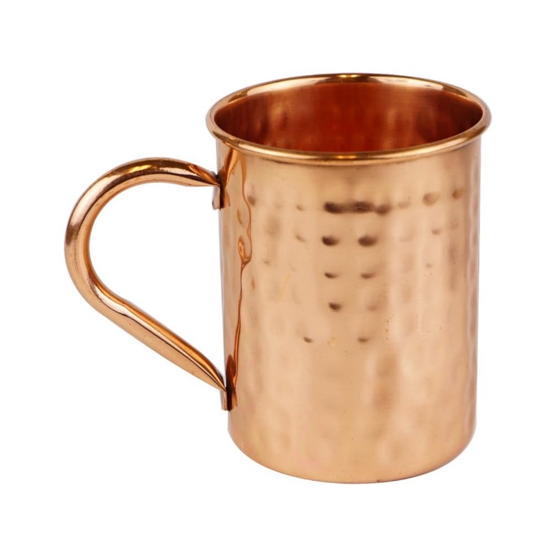 Artigee Moscow Mule Copper Mugs 100% Pure Solid Hammered Red