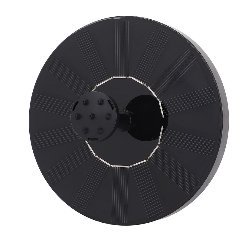 Solar Fountain Low Noise Multi Nozzles Waterproof Floating Fountain for