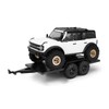 INJORA Utility Trailer with Hitch for 1/18 RC Crawler Car